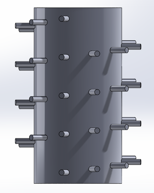 Helical Feature Pattern Hawk Ridge Systems Support