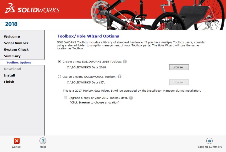 how to install all solidworks toolbox