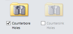Shows enabled and disabled toolbox items