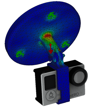 Simulation model of GoPro holder.png
