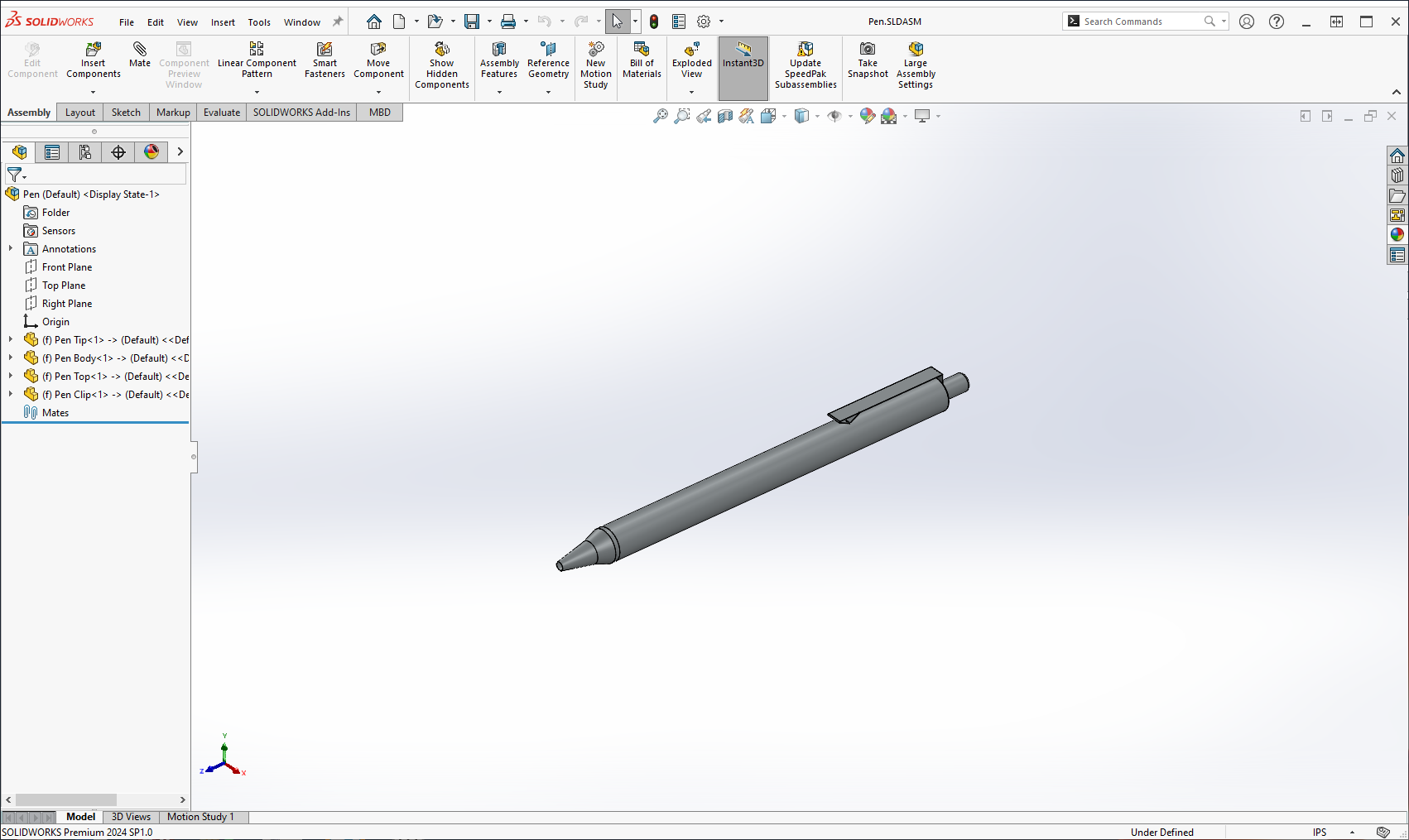 Image of a save bodies assembly file