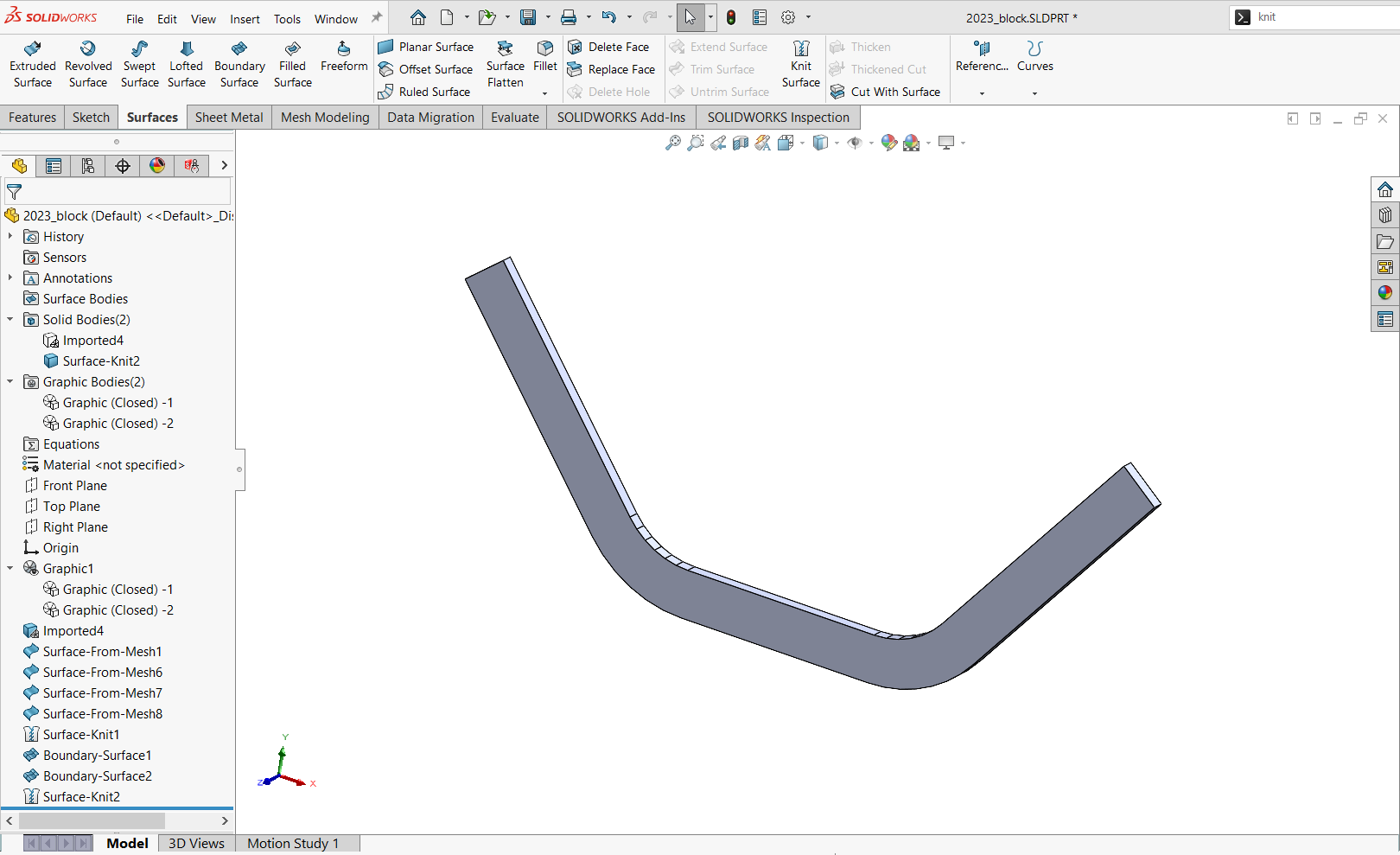 solid is formed after adding more surfaces and knitting the surfaces together.png
