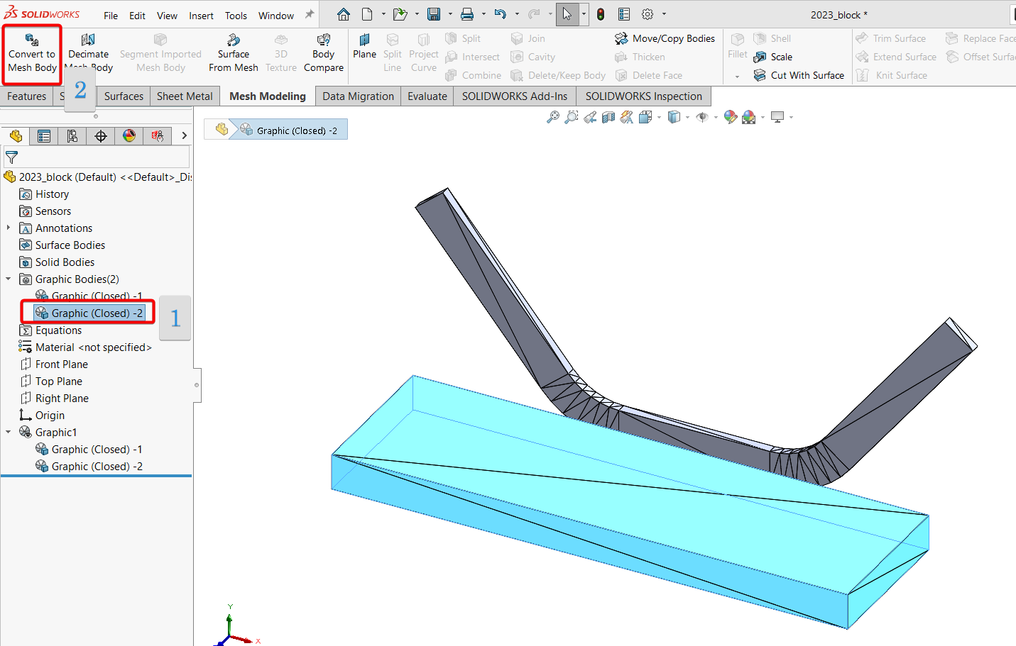 a graphics body is selected, convert to mesh body command is highlighted.png