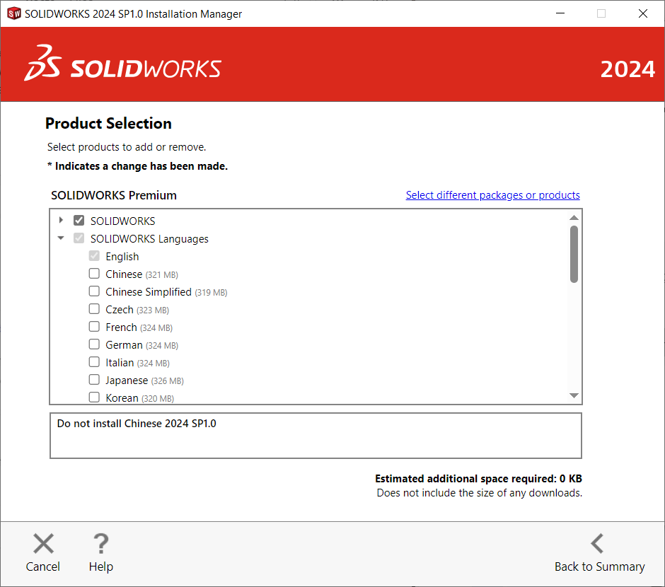 Removing the additional product from product selection page