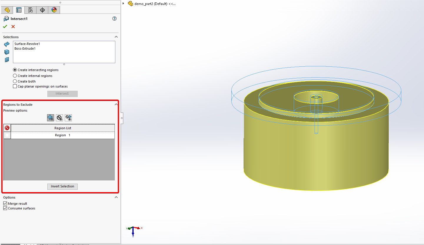 intersect tool property manager, regions to exclude, options.png