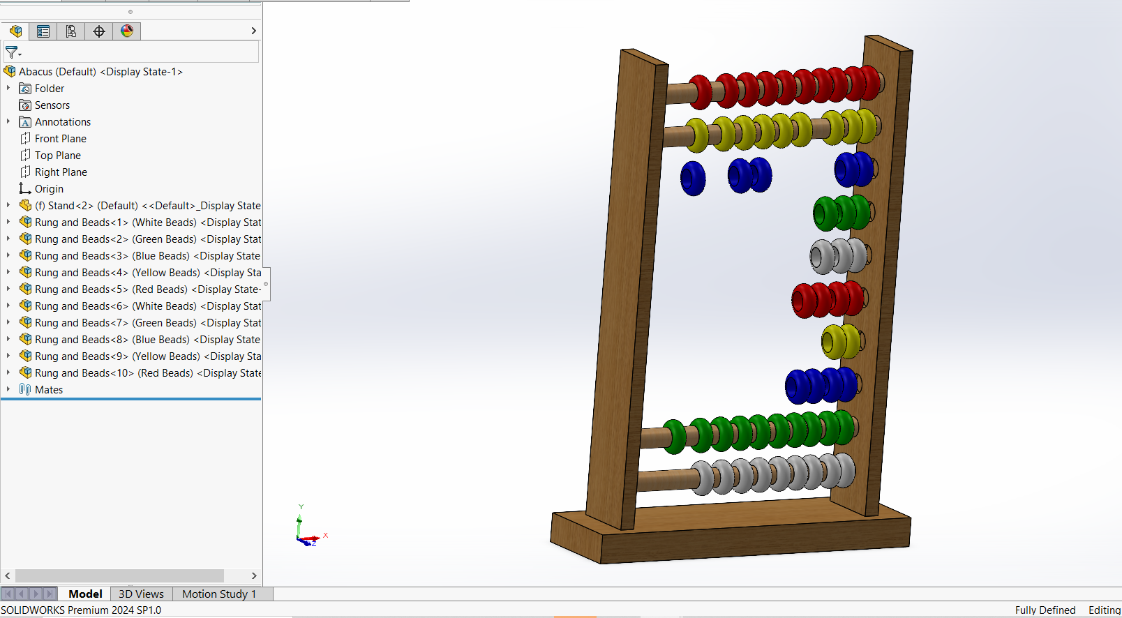 Assembly with hidden components