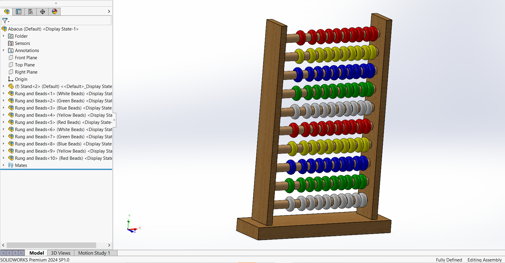 Assembly with all components shown