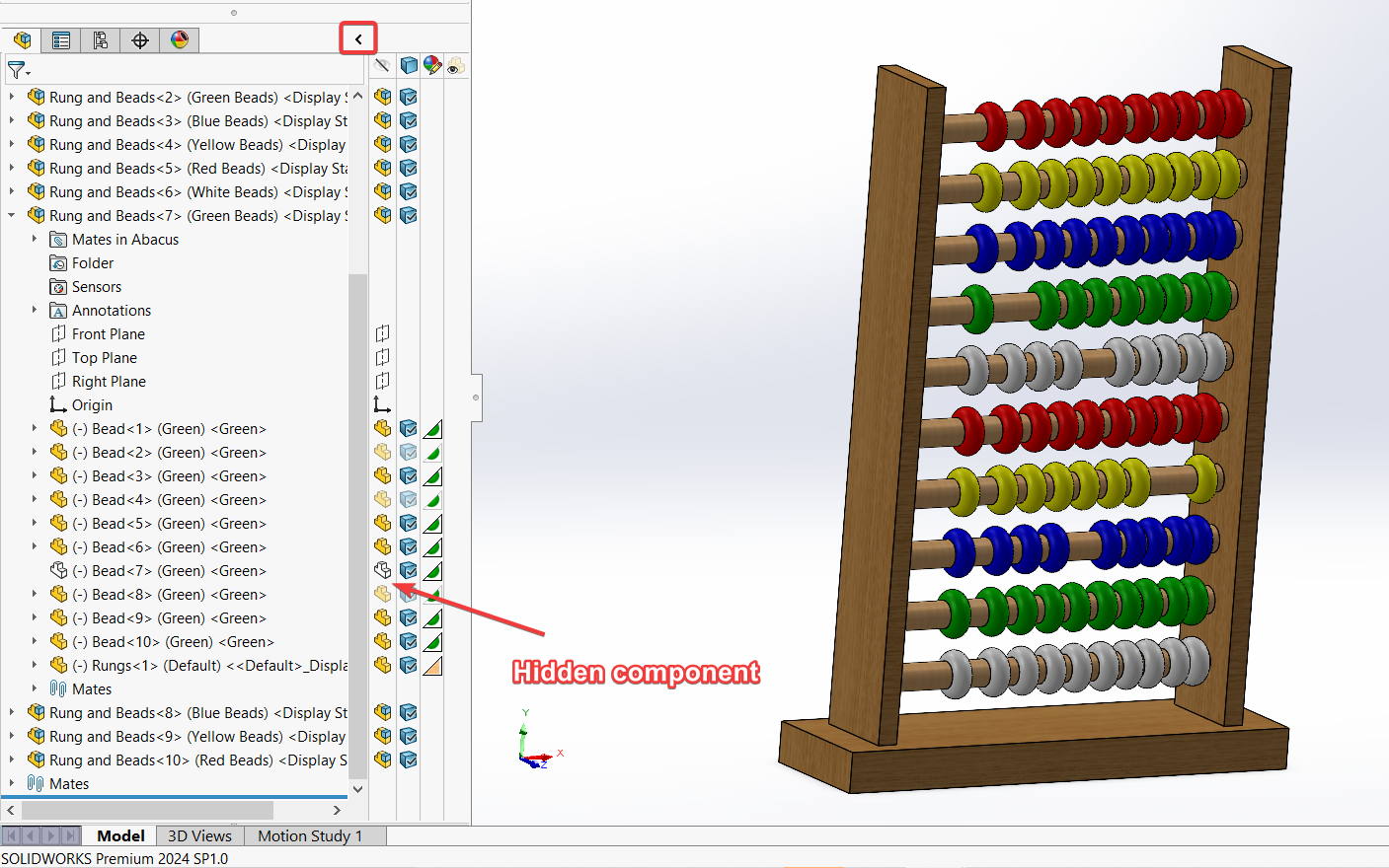 Display pane example