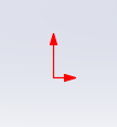 Red Sketch Origin in Graphics Area