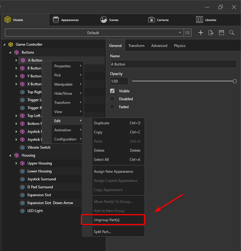ungroup parts option when right-clicking on a group.png