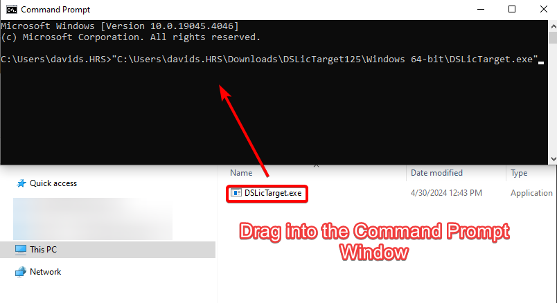 Drag DSLicTarget_exe into Command Window.png