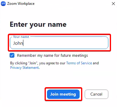 Join Meeting