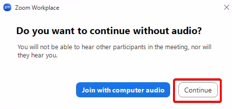 Connecting to Audio Window