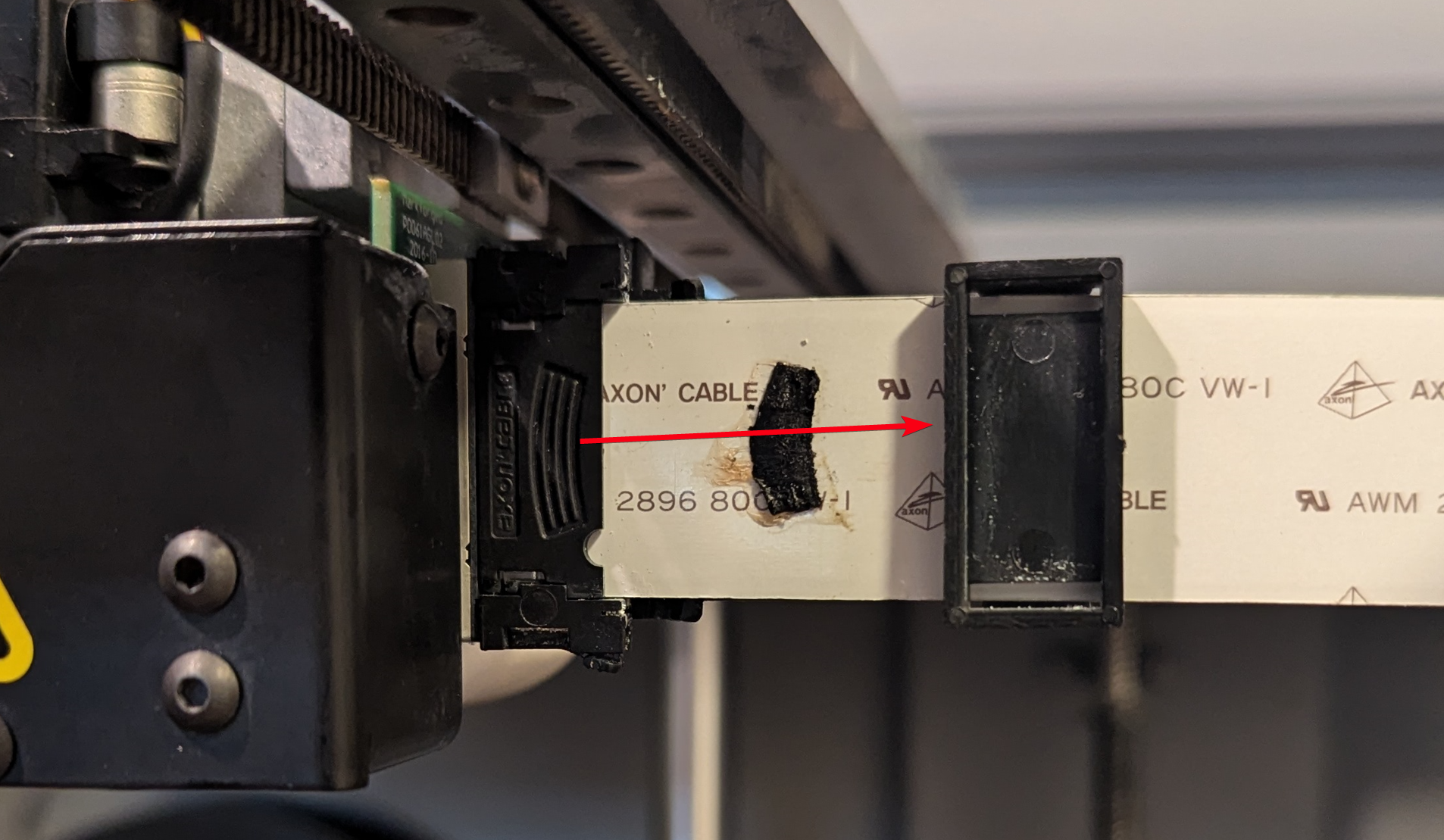 FCC bracket clip removed