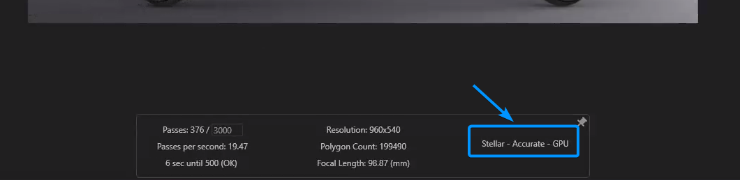 check that it is in accurate mode using the GPU in the bottom information bar.png