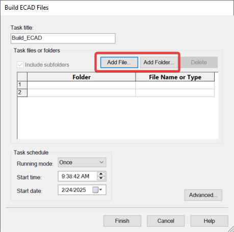 How to Add a File or Folder