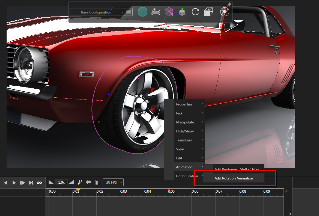 Right Click Viewport Rotation Animation