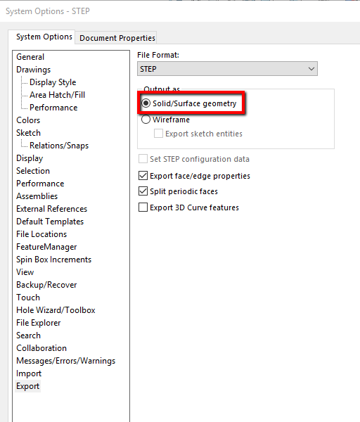 workaround for using older solidworks with newer models