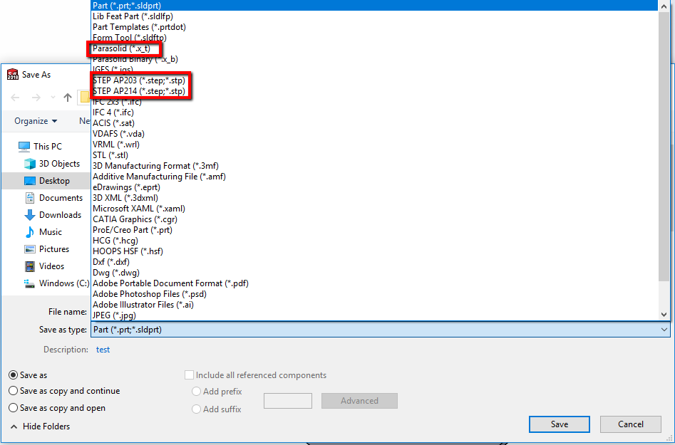 workaround for using older solidworks with newer models