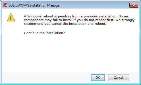 how to remove solidworks installation manager not working