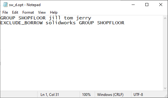 Exclude Borrow example