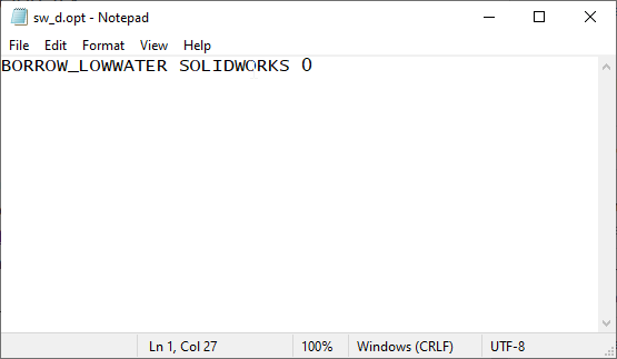 BORROW_LOWWATER example