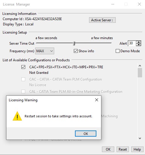 license-manager-configuration-selection-dialog