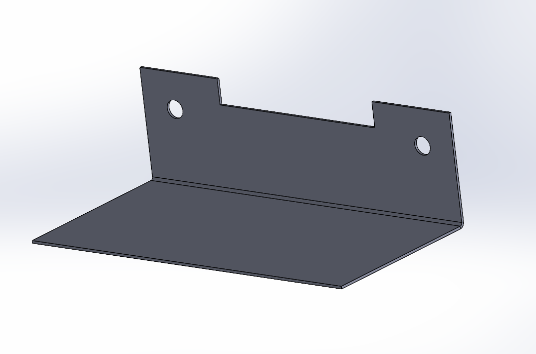 Example of a sheet metal part