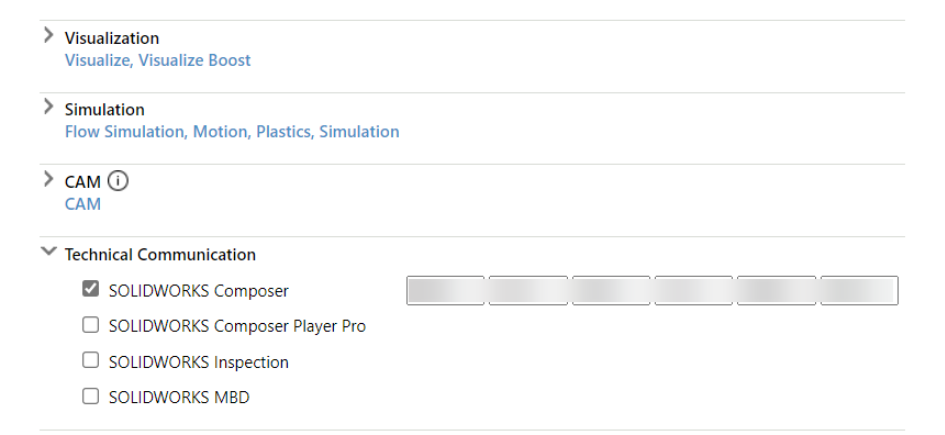SOLIDWORKS Composer Serial Number