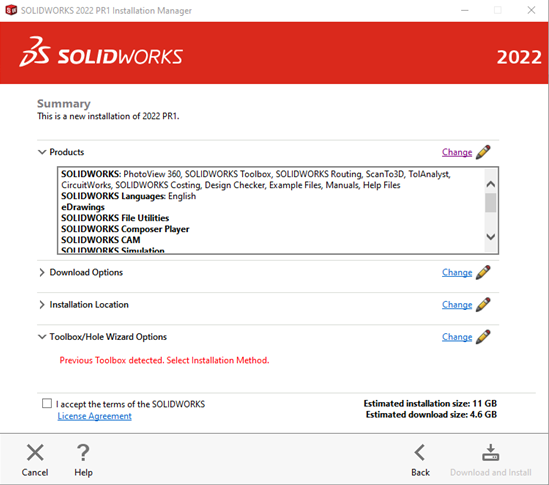 solidworks installation manager 2022 download