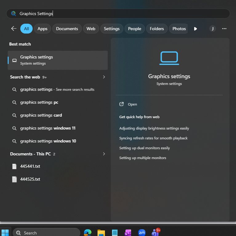 search-graphics-settings-in-win-search-menu