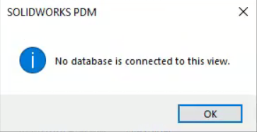 No Database is connected to this view Warning.png