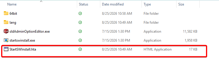startswinstall hta file