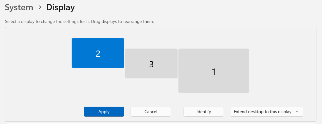 Make SolidWorks Monitor higher than the main display