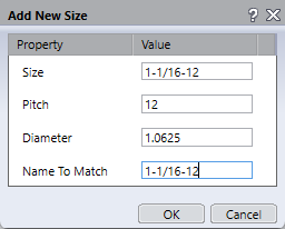 Fill out Thread Properties