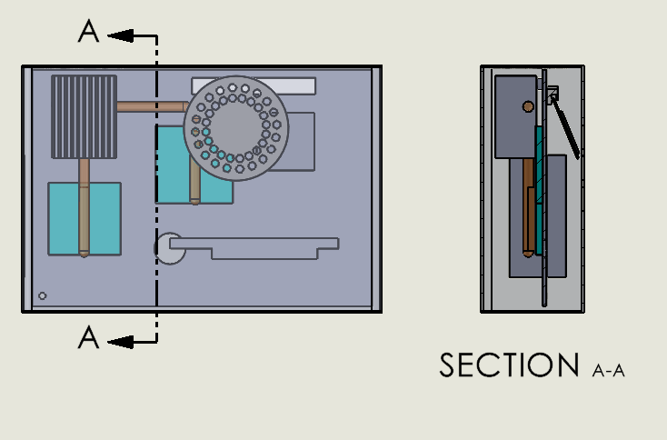 Create 2D Setion View with desirec Cutting Line