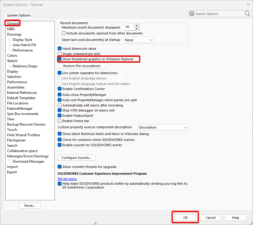 Check on Show Thumbnail Graphics in Windows Explorer.png