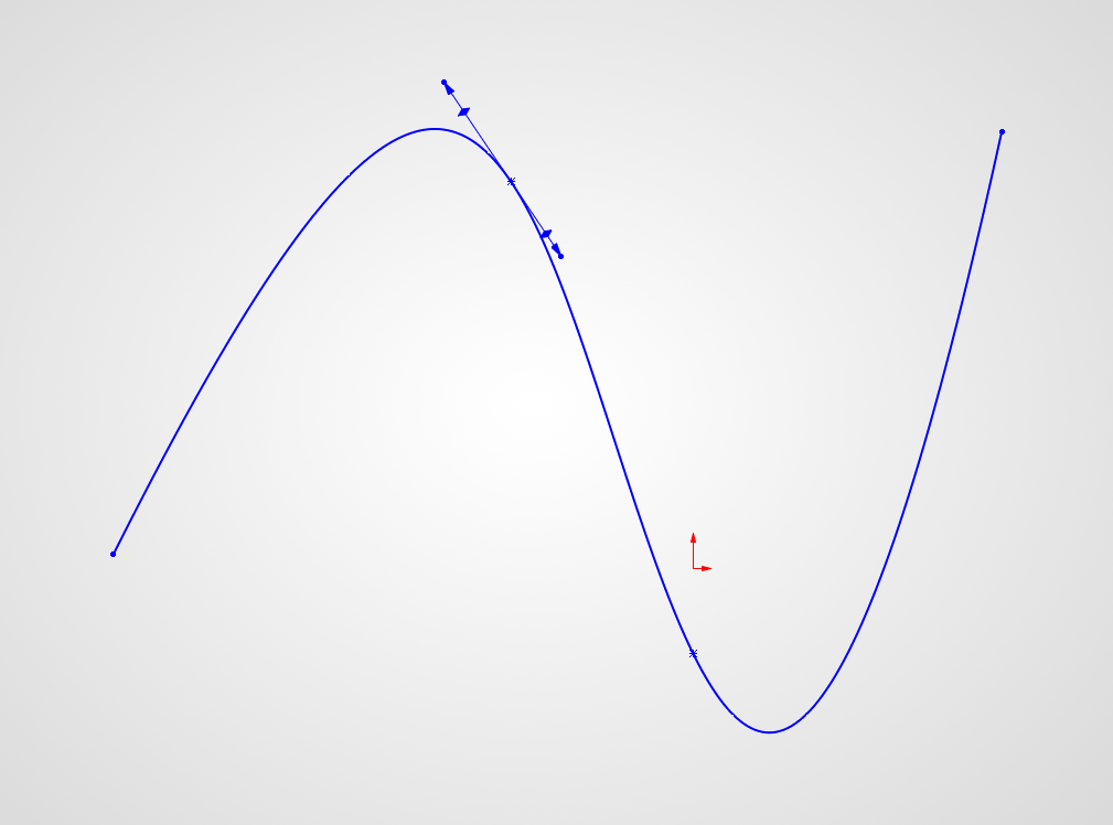 Spline not selected