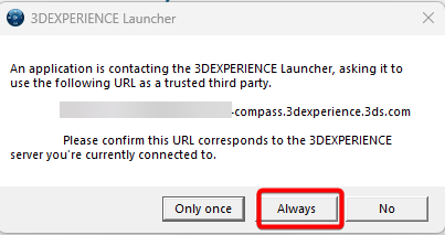 Click Always for 3DX