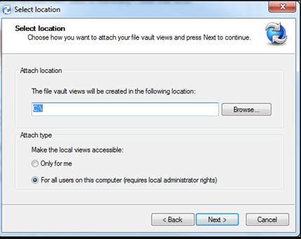 Select User Option