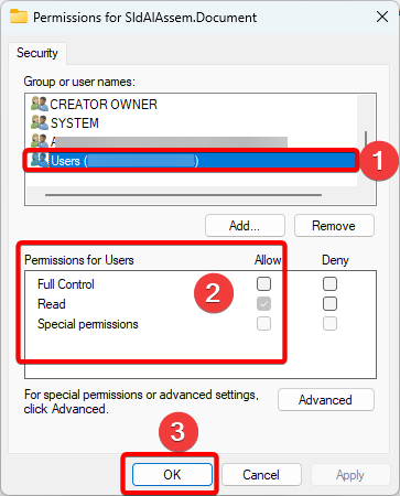 Add Permissions