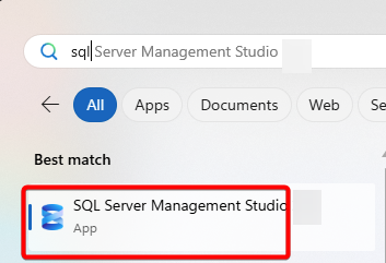 Open SQL Server Management.png