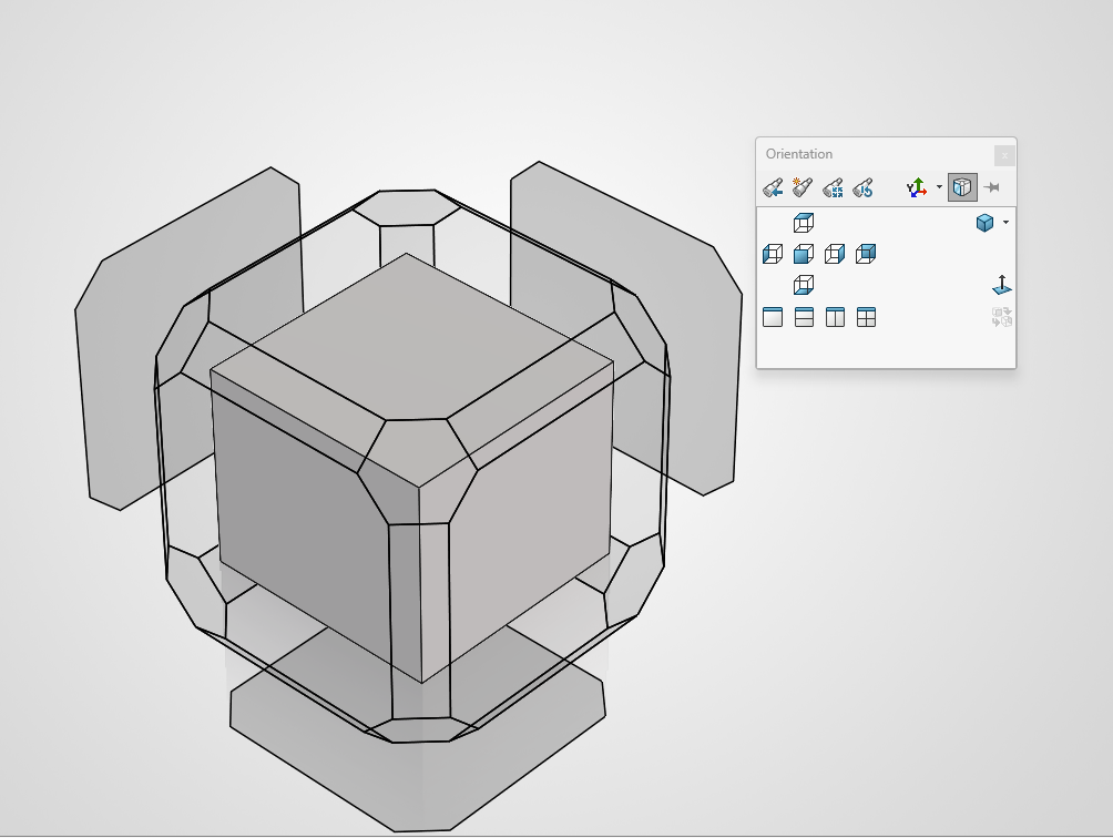 View Orientation dialog
