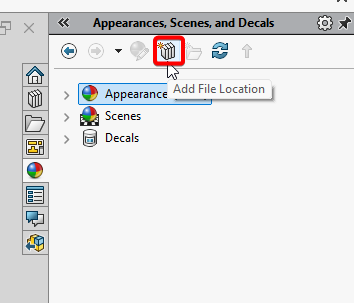 Add file location