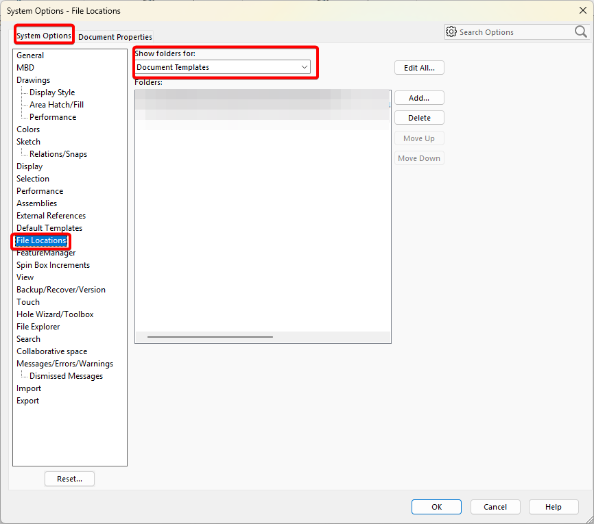 Default File Locations