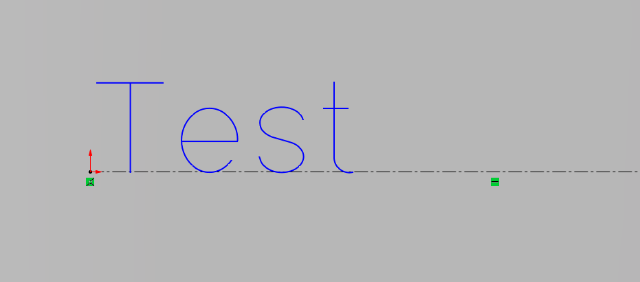 Stick Font Sketch Text