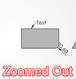 Zoomed out with scaling