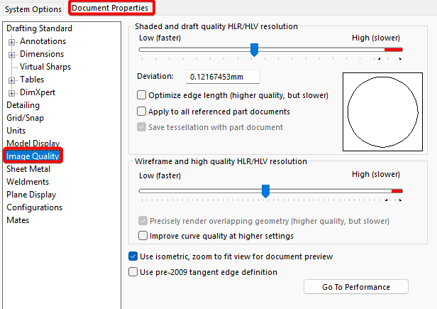 Image Quality Settings
