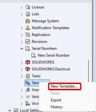 Create Template