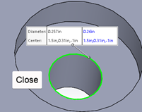 Close hole